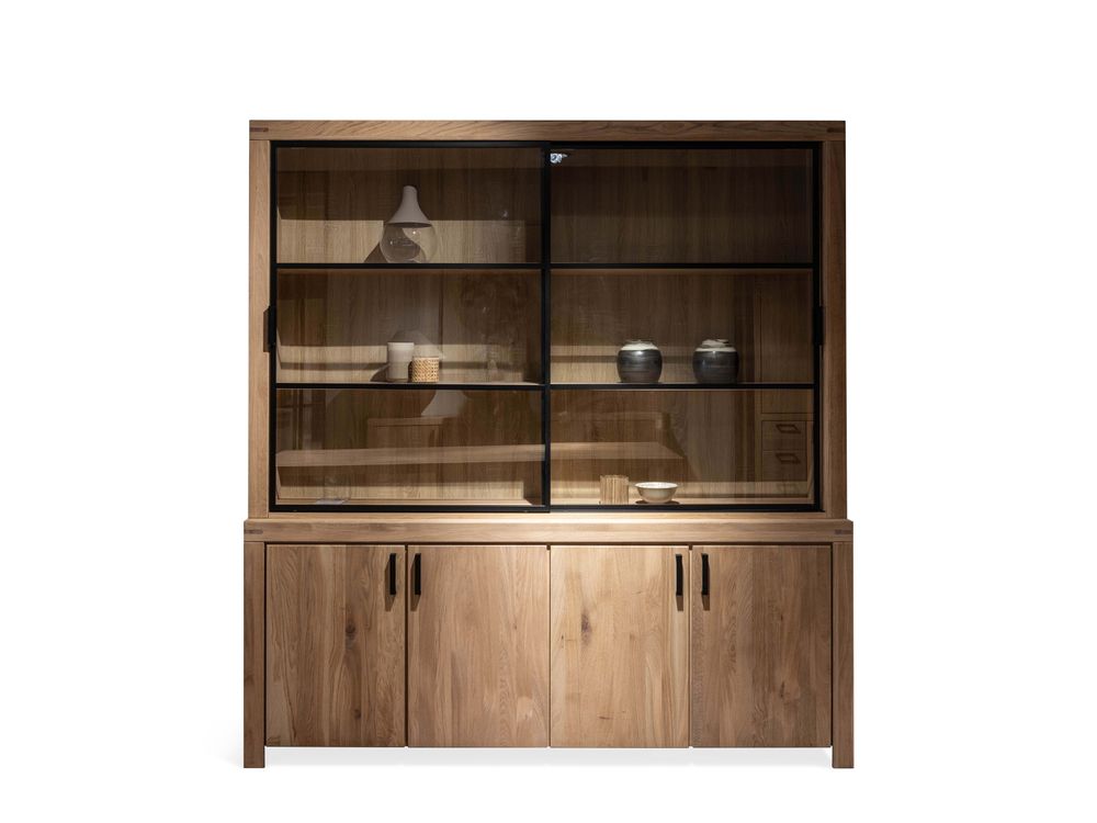 Vitrinekast XXL DENEMARKEN - Eik Bianco HAV-1-000003