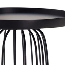 Set 2 bijzettafels DILVA - Zwart metaal KAV T0500021RR01