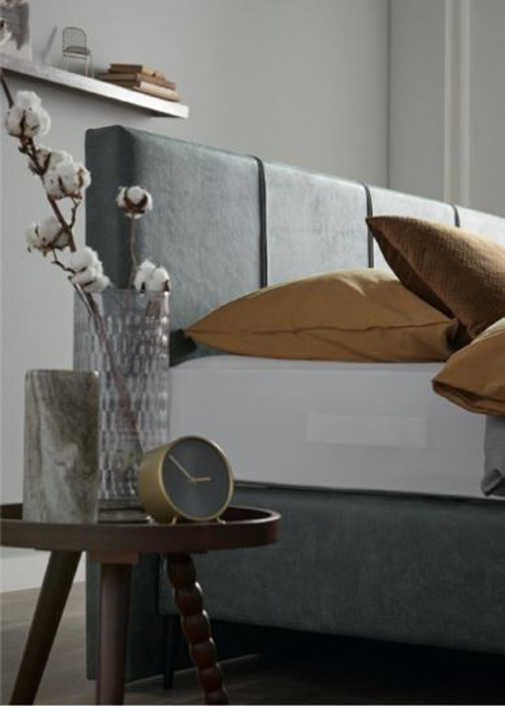 Boxspring incl matras BOX 247 - Grijs PLP 247V BX1820H