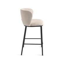 Barstoel CISELIA - Donkergrijs Chenille KAV CC3001KY12H