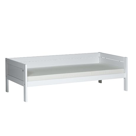 Basisbed met luxe lattenbodem - kleur: Whitewash SCE 6101WG