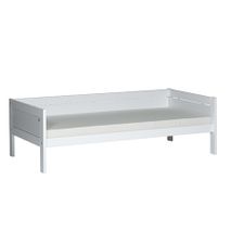 Basisbed met luxe lattenbodem - kleur: Whitewash SCE 6101WG