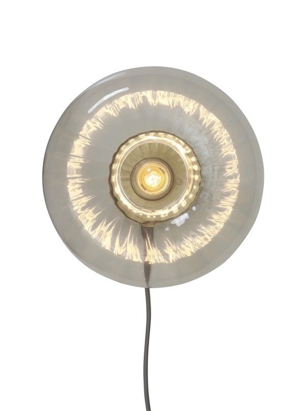Wandlamp BRUSSELS Goud/Transparant
