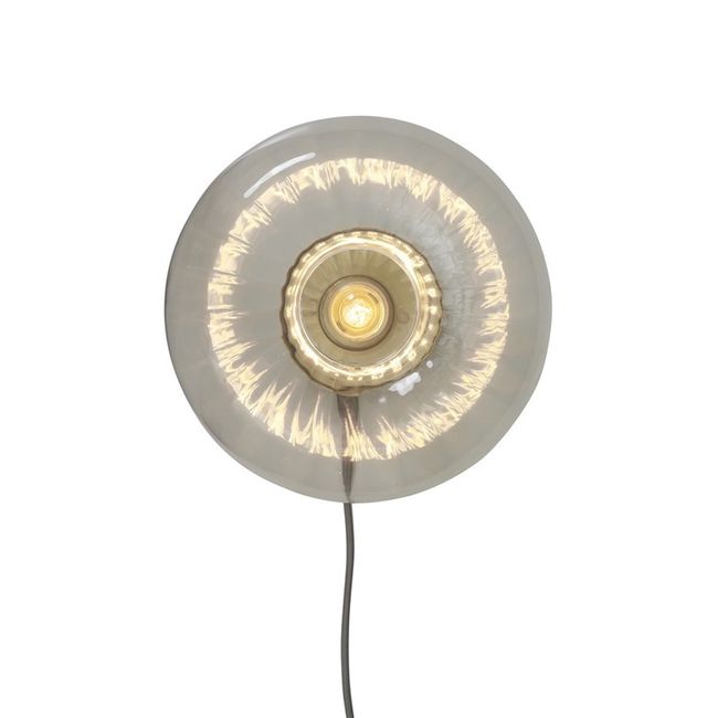 Wandlamp BRUSSELS Goud/Transparant