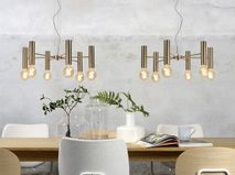 Kroonluchter CANNES - Goud IAR CANN-H6-GO