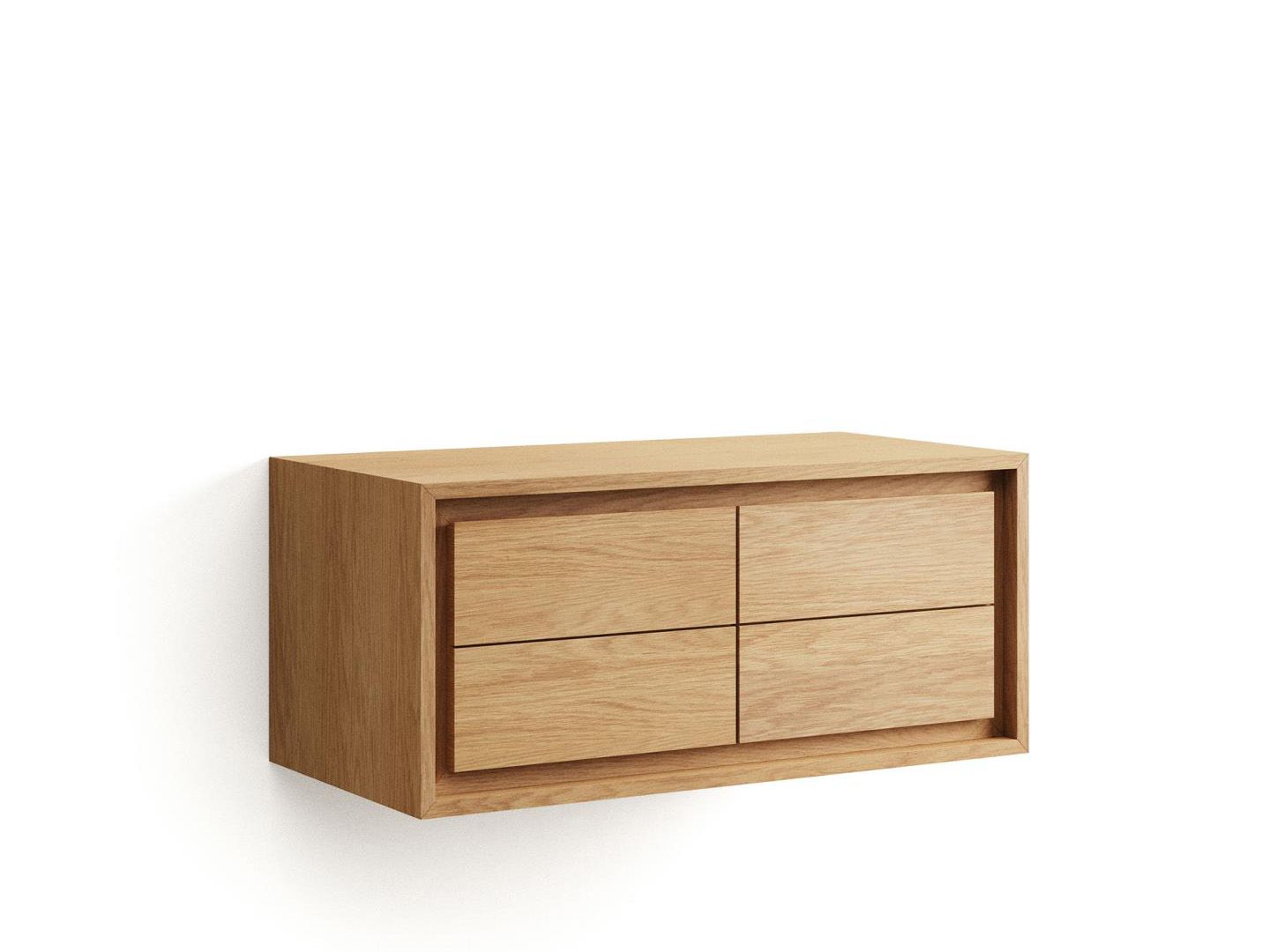 Badkamermeubel KENTA - Teakhout / Notenhout