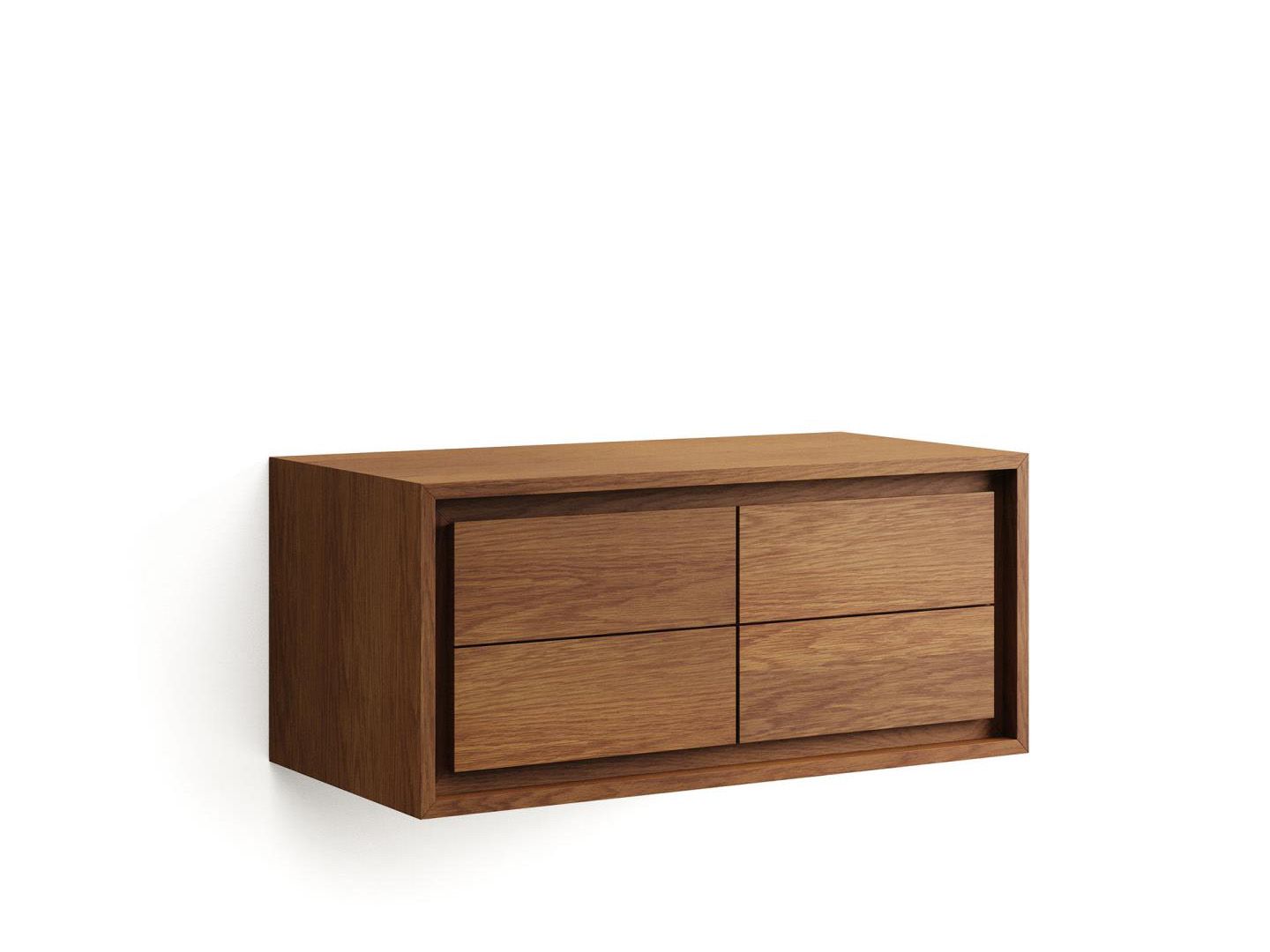 Badkamermeubel KENTA - Teakhout / Notenhout