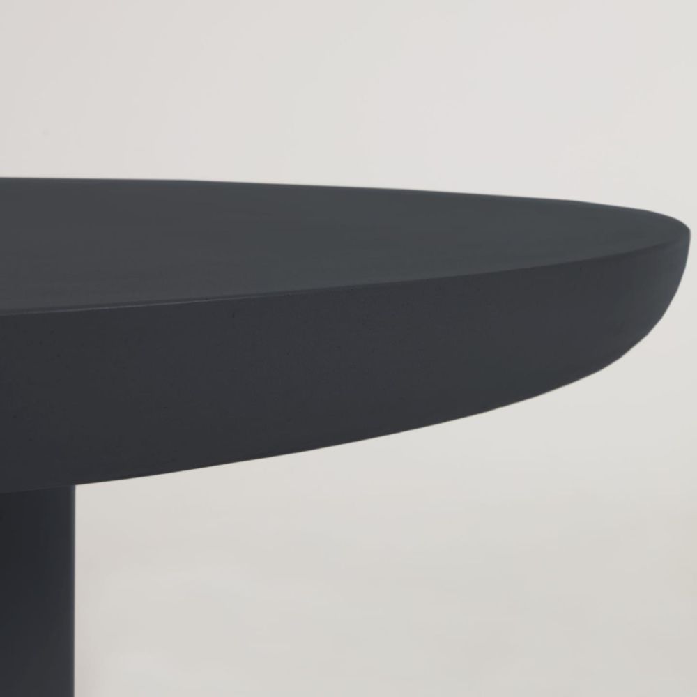 Tuintafel TAIMI - Zwart/Beton KAV IT0048PR01