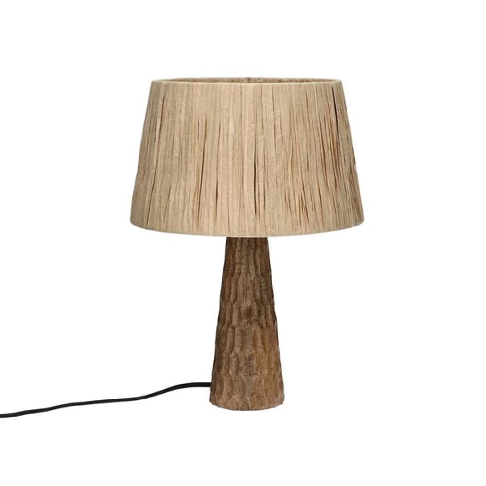 Tafellamp AGNÈS - Mango hout/Raffia PMX 39763-BRO-10