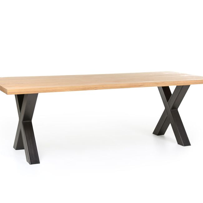 Eetkamertafel ABERDEEN - Sand / cross poten