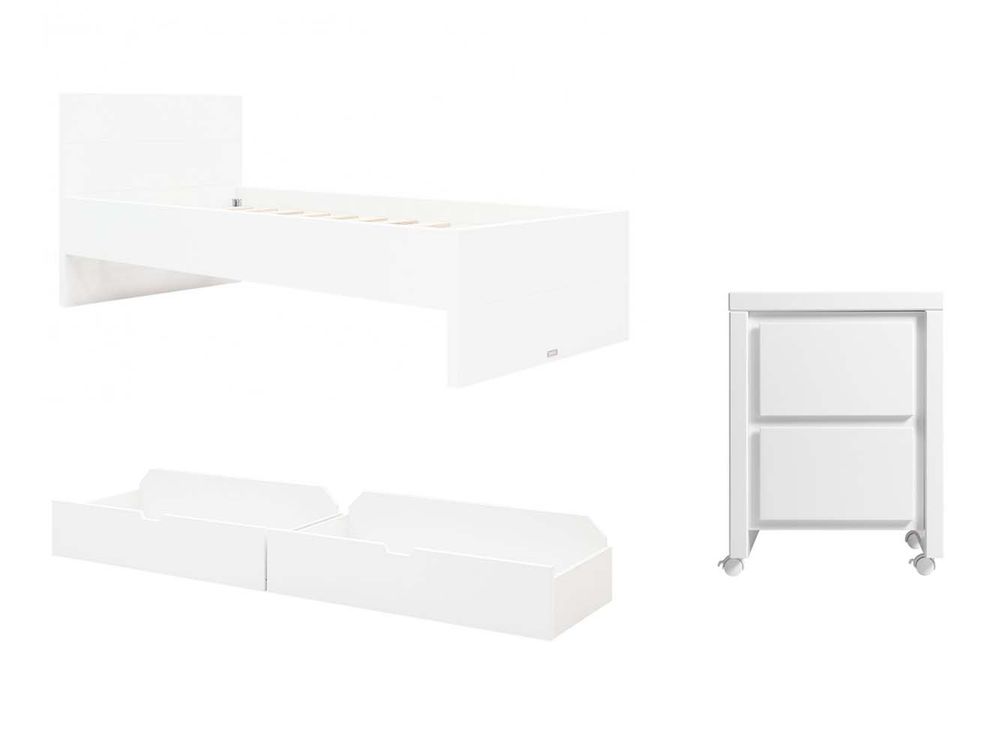 Jeugdkamer CAMILLE - Wit C-BOP CAJKP