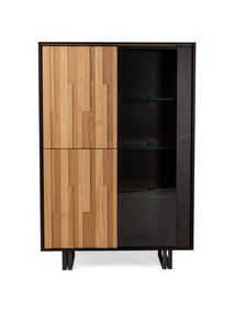 Vitrinekast EVEREST - Gouden Eik / Kelya ZGS-3-000001