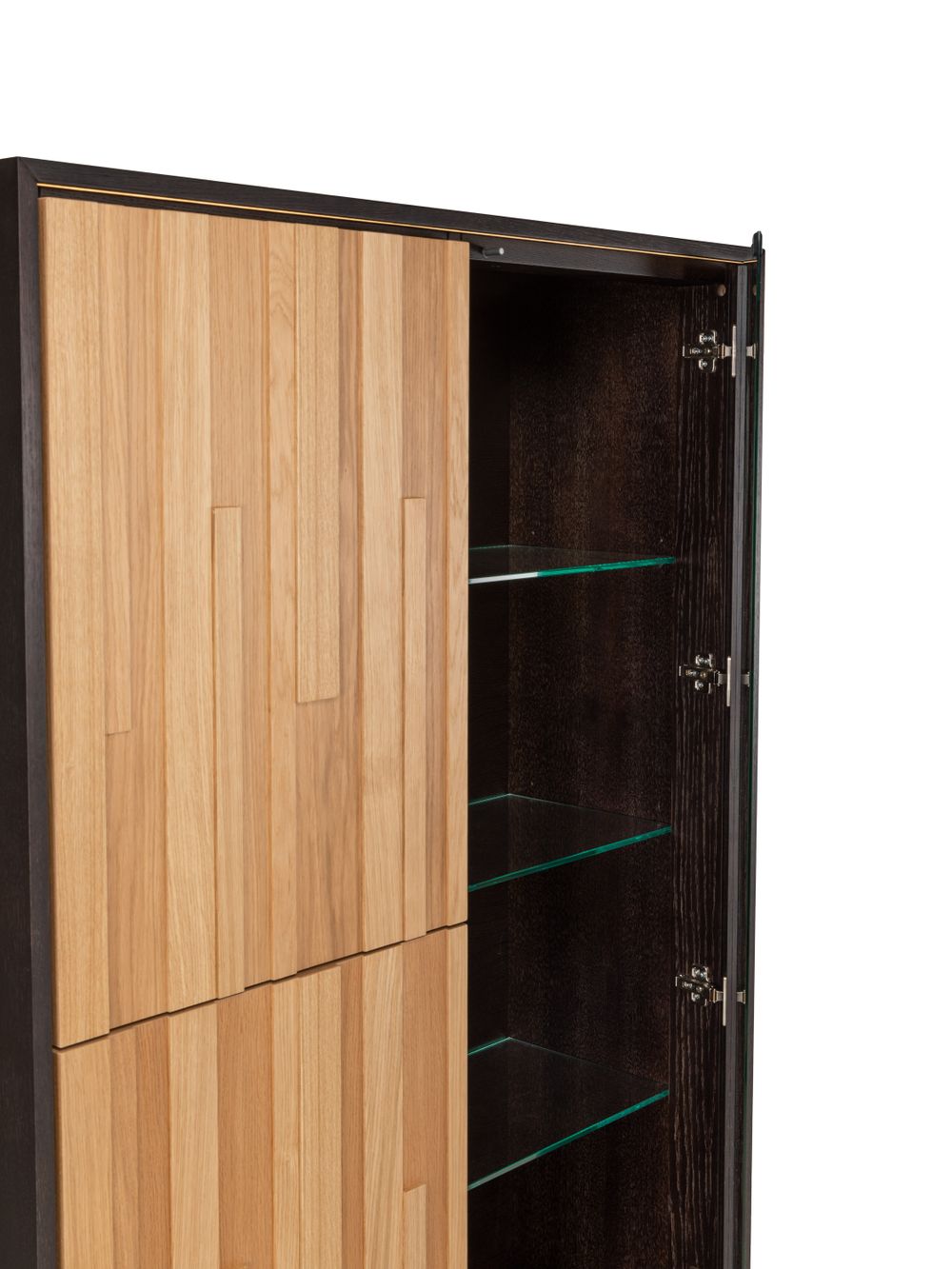 Vitrinekast EVEREST - Gouden Eik / Kelya ZGS-3-000001