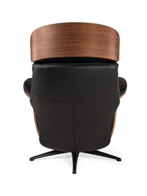 Elektr. relaxfauteuil met accu VOLDEN - Zwart lede THC-20-000089-S-PBW
