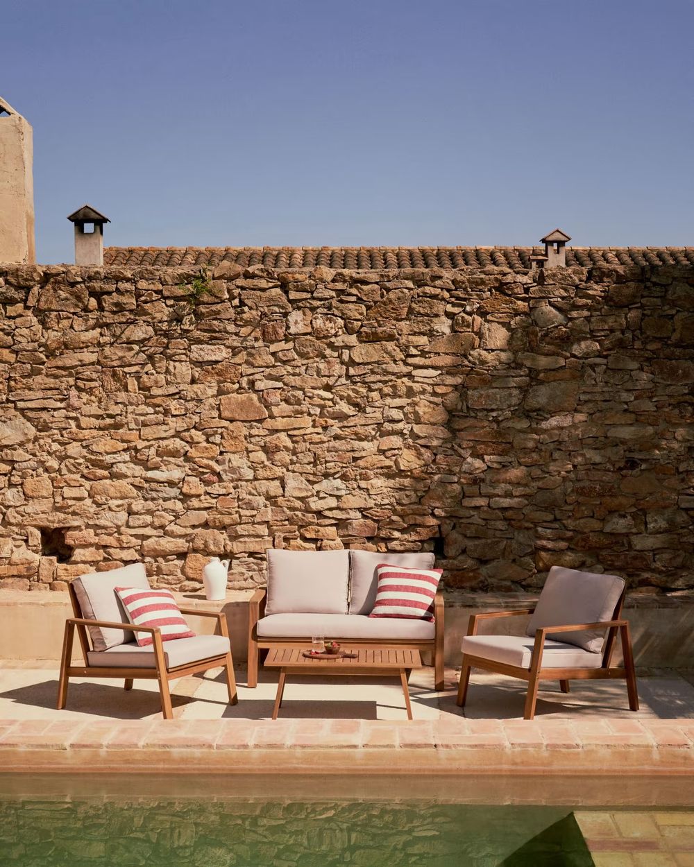 Loungeset Frares - Massief Acaciahout KAV J1600012JJ12