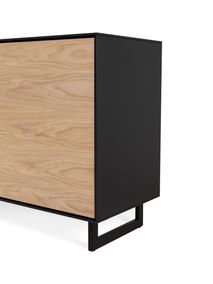 Dressoir SITO - Zwart/White wash FBM SI DR3DOGL