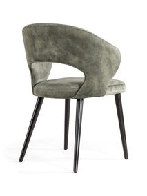 Armstoel open rug CAPRICE - Groen FDF-28-000003-O