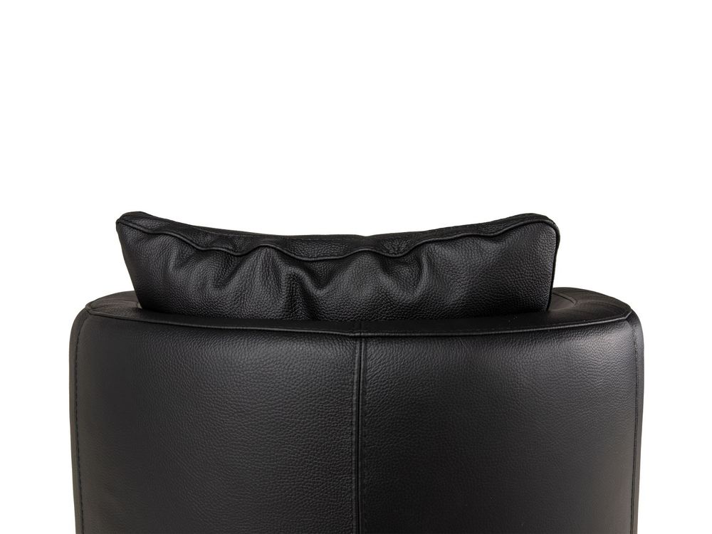 Fauteuil ESATTA - Zwart leder DDV-15-000005-LR-Z101
