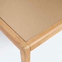Salontafel BETTER - Polybeton/Massief acaciahout KAV YG0260PR12