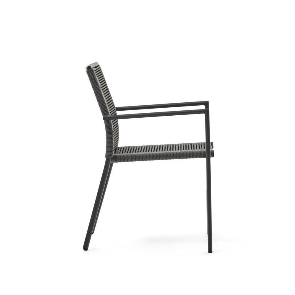 Set 4 tuinstoelen CULIP - Grijs C-KAV CULIP