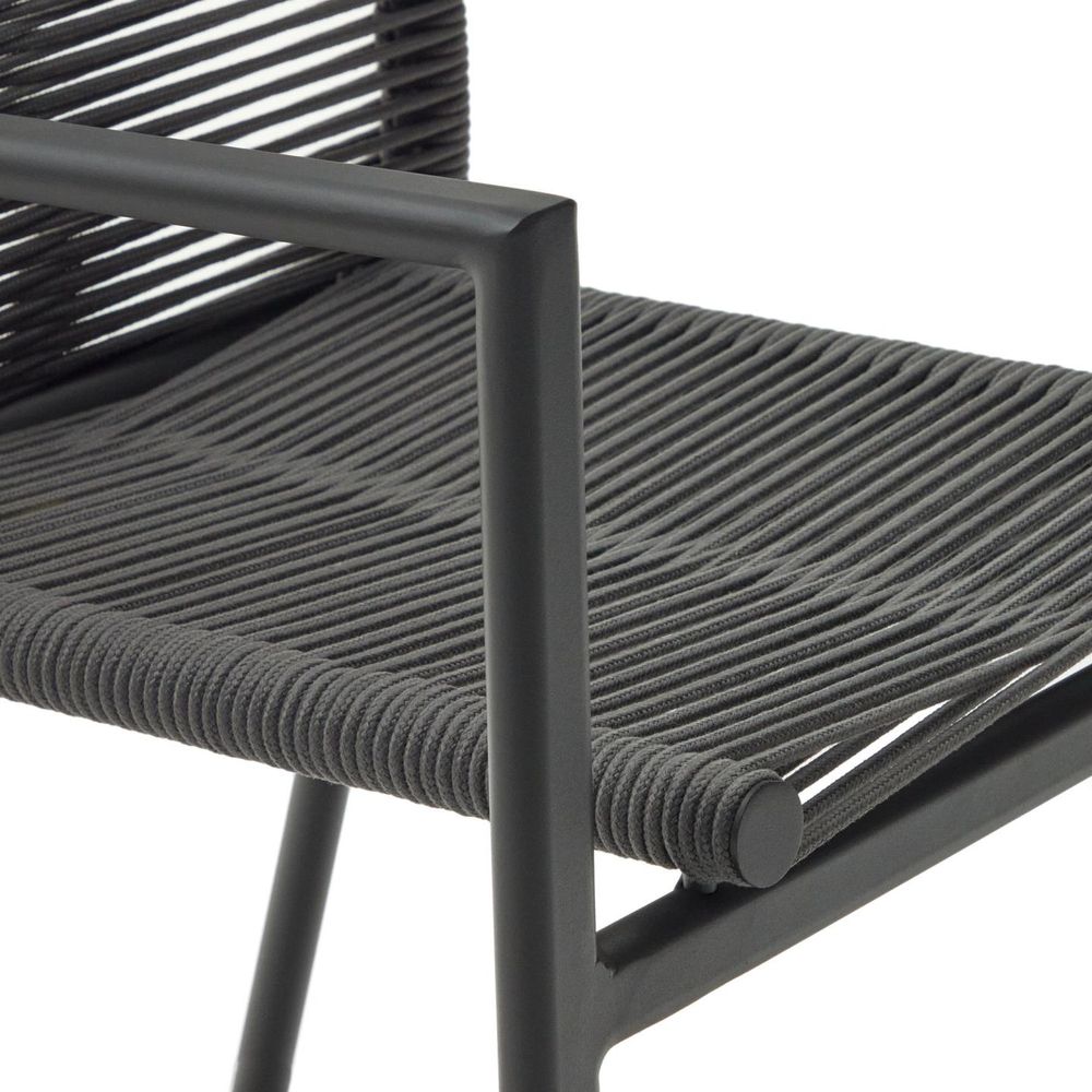 Set 4 tuinstoelen CULIP - Grijs C-KAV CULIP