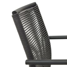 Set 4 tuinstoelen CULIP - Grijs C-KAV CULIP