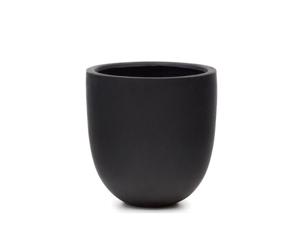 Bloempot AIGUABLAVA - Zwart KAV D1800059PR01