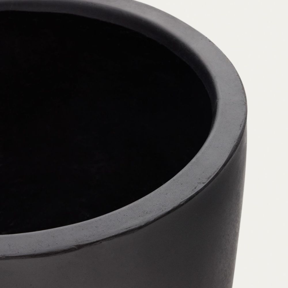 Bloempot AIGUABLAVA - Zwart KAV D1800059PR01