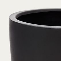 Bloempot AIGUABLAVA - Zwart KAV D1800059PR01