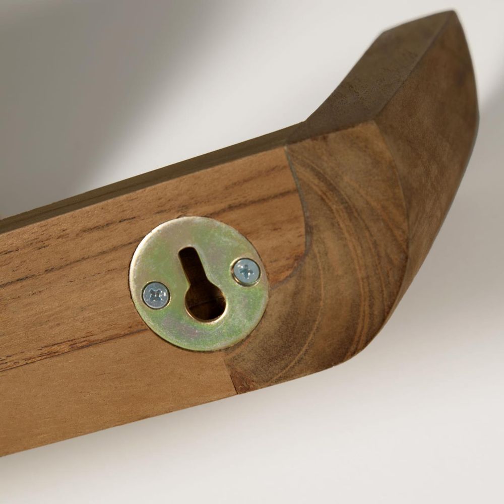 Set 2 planken SHAMEL - Massief Teak/Walnoot KAV AB0138M41