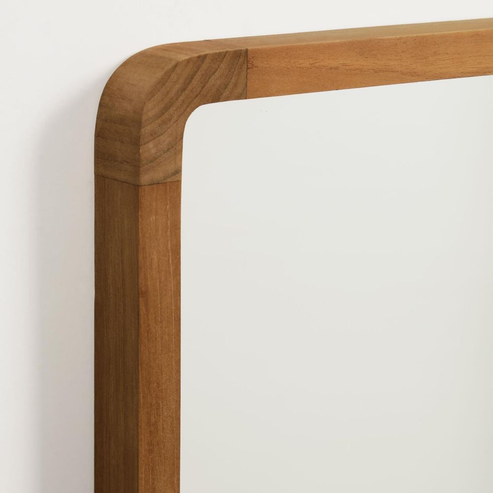 Spiegel SHAMEL - Massief Teak / Walnoot KAV AB0137M41