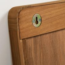 Spiegel SHAMEL - Massief Teak / Walnoot KAV AB0137M41