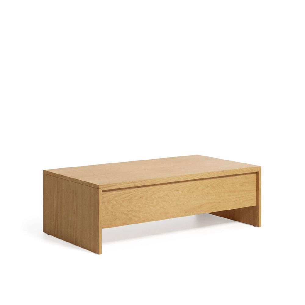 Salontafel met lift-up blad ABILEN - Eik fineer/Wi KAV T0500002MM46