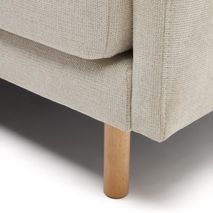 2-Zit GILMA - Beige Chenille/poten naturel KAV S79320TB12