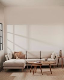 3-zit met chaise longue links/rechts GILMA - Beige KAV S79340TB12