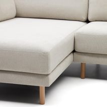 3-zit met chaise longue links/rechts GILMA - Beige KAV S79340TB12