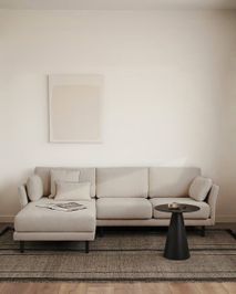 3-zit met chaise longue links/rechts GILMA - Beige KAV S79341TB12