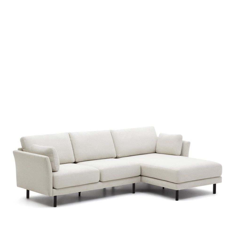 3-zit met chaise longue links/rechts GILMA - Beige KAV S79341TB12