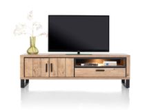 Tv-meubel PAVAROTTI - Hout/Zwart HEH 46491BRN