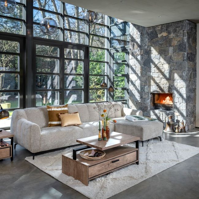 Tv-meubel PAVAROTTI - Hout/Zwart