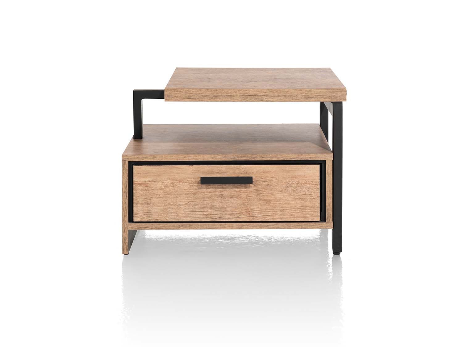 Bijzettafel PAVAROTTI - Hout/Zwart