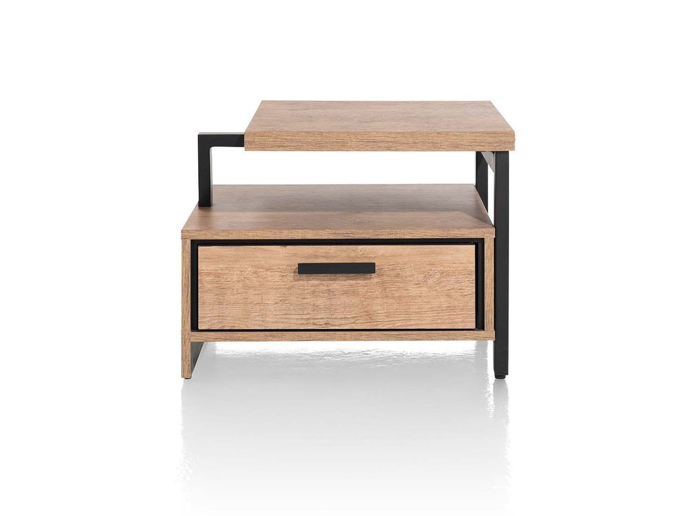 Bijzettafel PAVAROTTI - Hout/Zwart HEH 46498BRN