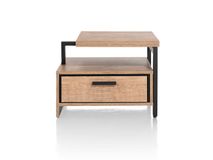 Bijzettafel PAVAROTTI - Hout/Zwart HEH 46498BRN