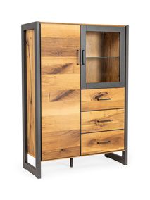 Vitrinekast FINLAND - Balkeneik fineer HAV-2-000005