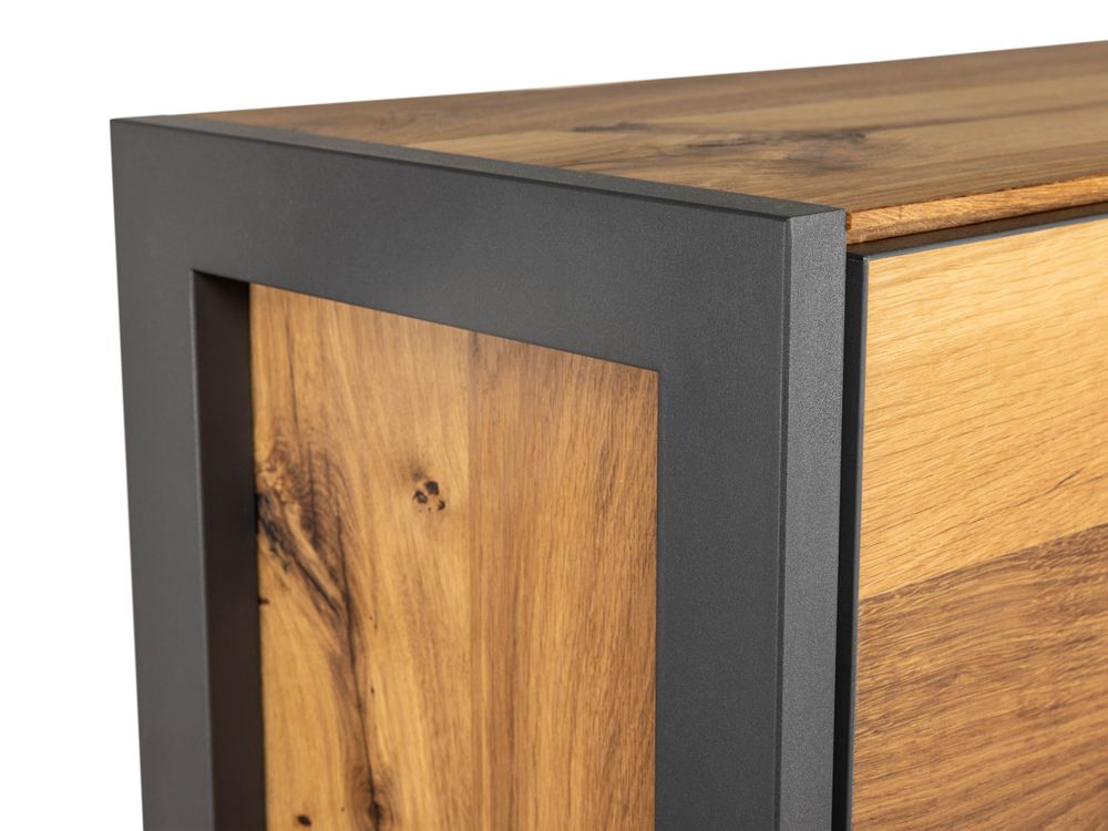 Vitrinekast FINLAND - Balkeneik fineer HAV-2-000005