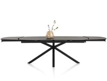 Uitschuifbare eetkamertafel MONTELLO - Zwart marme XOO 45813ZWA