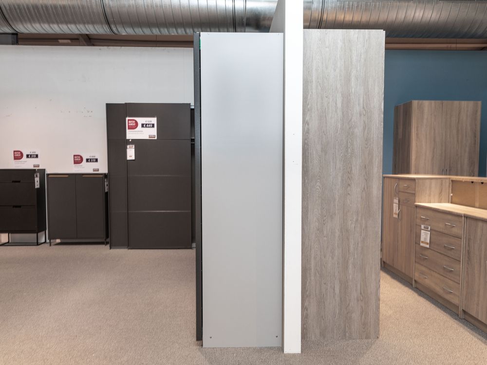 Schuifdeurkast KULMBACH - Grijs RCH KU203ZGGM