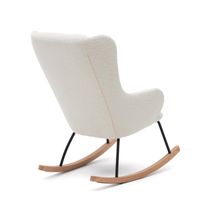 Schommelstoel MAUSTIN - Wit schapenvacht KAV S0900014JJ05