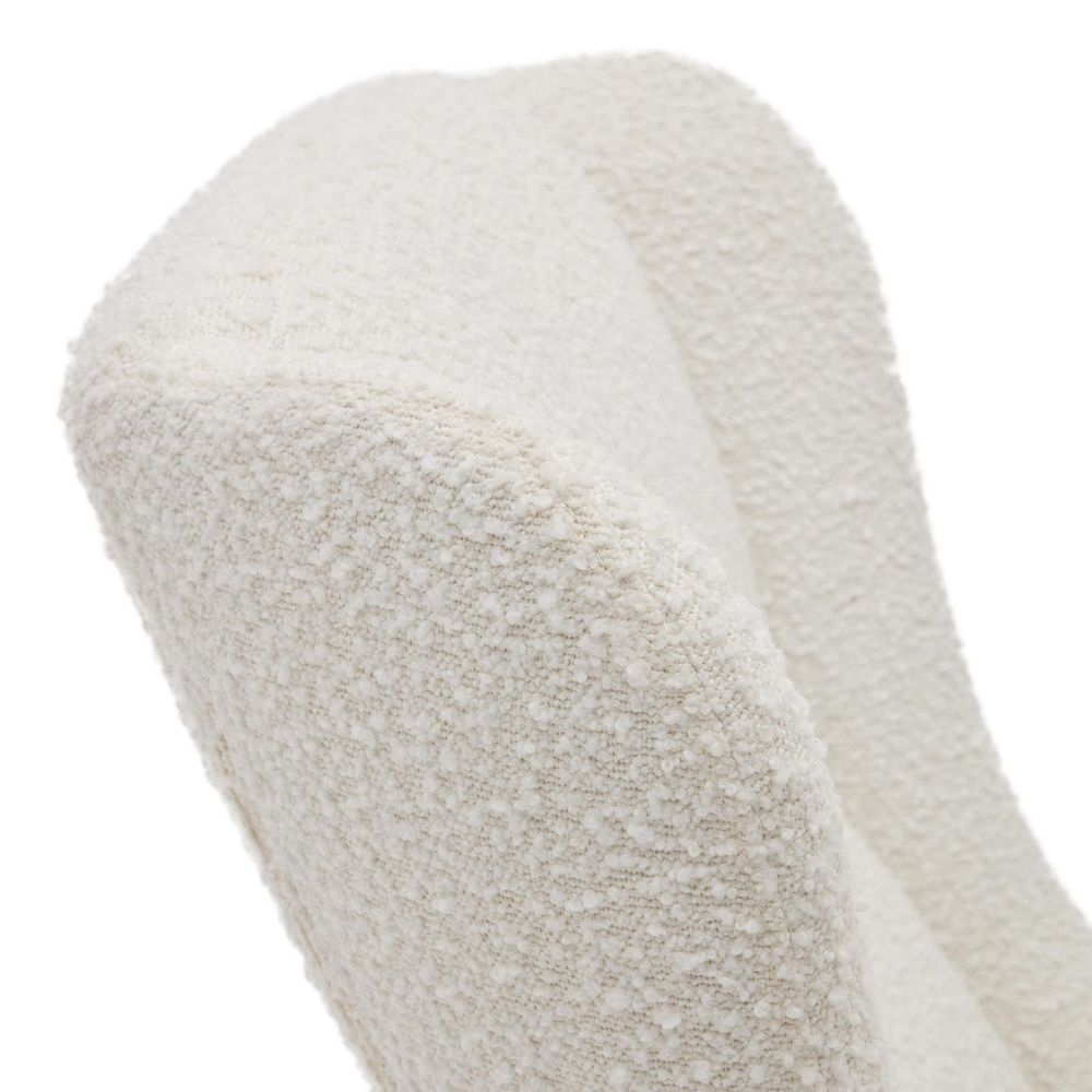 Schommelstoel MAUSTIN - Wit schapenvacht KAV S0900014JJ05