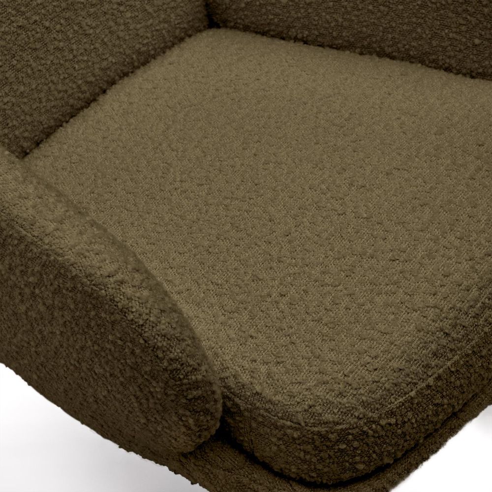 Schommelstoel MAUSTIN - Wit schapenvacht KAV S0900015JJ06